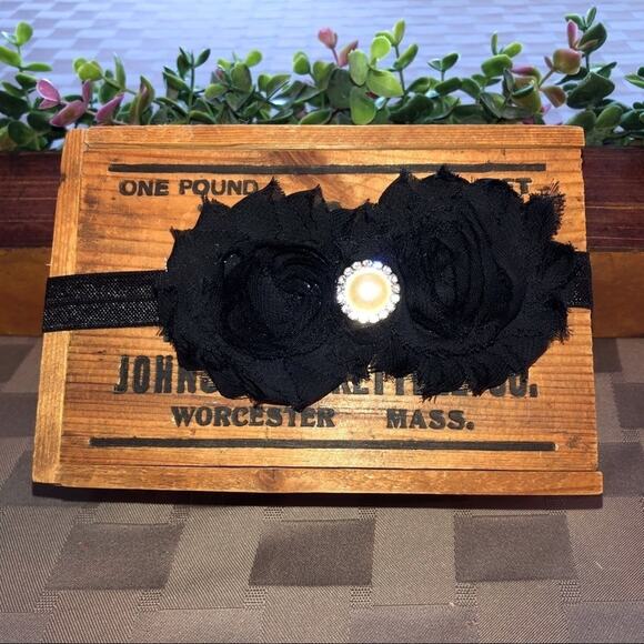New Black headband for baby girl - Picture 1 of 2